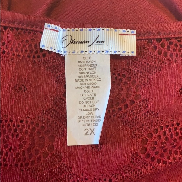 👑 Obsessive Love Sleeveless Top 2X - Picture 6 of 7